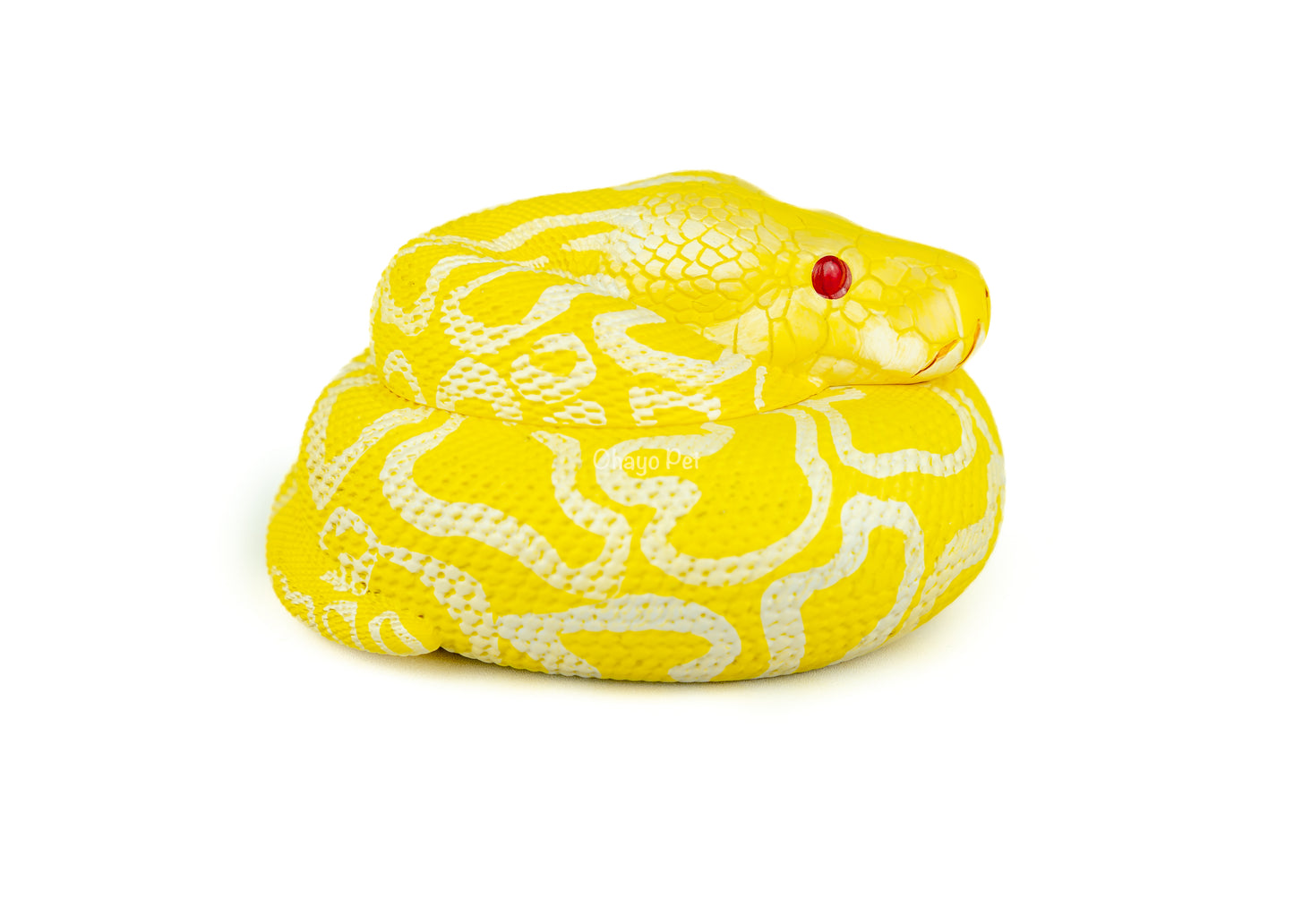 Albino Burmese Python Figure