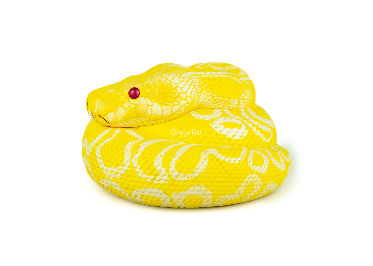 Albino Burmese Python Figure