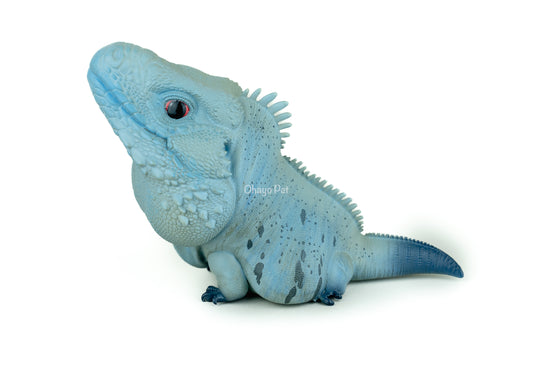 Blue Iguana Figure